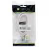 Techly 3m High-Speed-HDMI-Kabel mit Ethernet A/A M/M Weiß ICOC HDMI-4-030WH