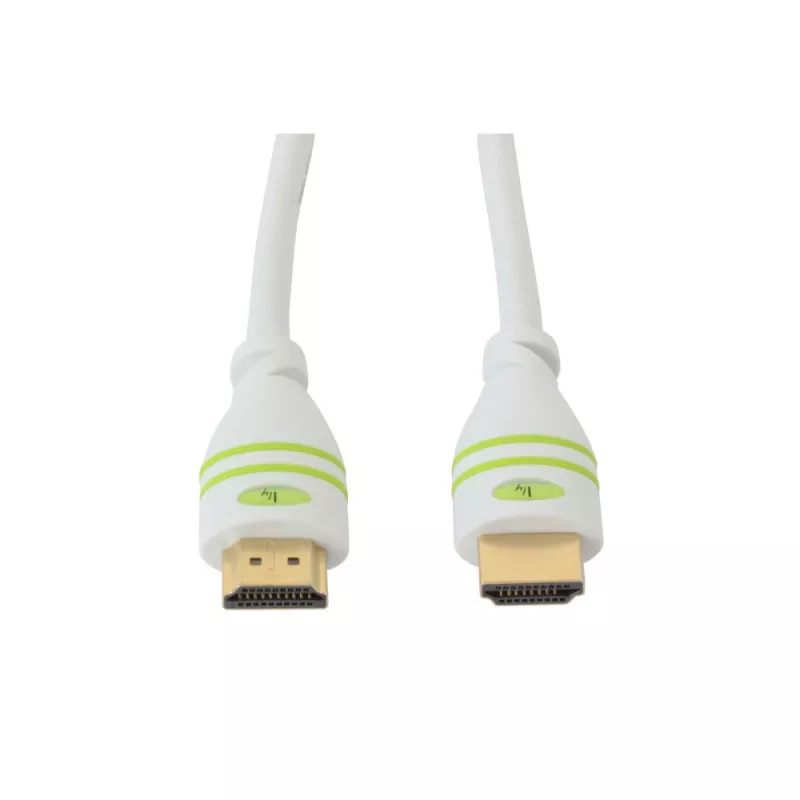 Techly 3m High-Speed-HDMI-Kabel mit Ethernet A/A M/M Weiß ICOC HDMI-4-030WH