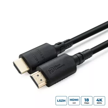 HDMI-Kabel MicroConnect MC-HDM19191V2.0LSZH 4K, 2 m, halogenfrei