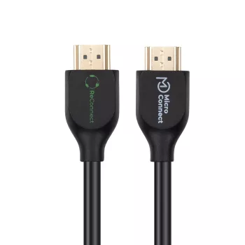 Microconnect ECO-MC-HDM19191V2.0 HDMI-Kabel 1 m HDMI Typ A (Standard) Schwarz