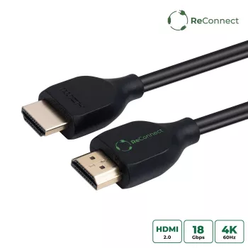 Microconnect ECO-MC-HDM19192V2.0 HDMI-Kabel 2 m HDMI Typ A (Standard) Schwarz