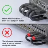 HDMI-Kabel Lindy 5 m, 4K@60 Hz, flexibel