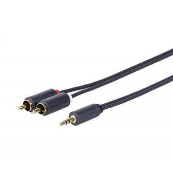 Vivolink PROMJRCA7 Audiokabel 7 m 3,5 mm 2 x RCA Schwarz