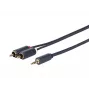 Vivolink PROMJRCA7 Audiokabel 7 m 3,5 mm 2 x RCA Schwarz