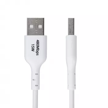 StarTech.com 1m USB-A auf USB-C Ladekabel, Laden & Synchronisieren, 3A, USB 2.0, TPE-Mantel – Weißes USB-Ladekabel