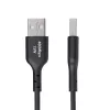 StarTech.com 3ft (1m) USB-A auf USB-C Ladekabel, Laden & Synchronisieren, 3A, USB 2.0, TPE-Mantel – Schwarzes USB-Ladekabel