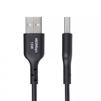 StarTech.com 3ft (1m) USB-A auf USB-C Ladekabel, Laden & Synchronisieren, 3A, USB 2.0, TPE-Mantel – Schwarzes USB-Ladekabel