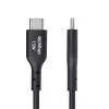 StarTech.com 3ft (1m) USB-A auf USB-C Ladekabel, Laden & Synchronisieren, 3A, USB 2.0, TPE-Mantel – Schwarzes USB-Ladekabel