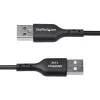StarTech.com 3ft (1m) USB-A auf USB-C Ladekabel, Laden & Synchronisieren, 3A, USB 2.0, TPE-Mantel – Schwarzes USB-Ladekabel