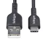 StarTech.com 3ft (1m) USB-A auf USB-C Ladekabel, Laden & Synchronisieren, 3A, USB 2.0, TPE-Mantel – Schwarzes USB-Ladekabel