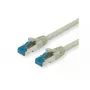 Netzwerkkabel VALUE 21.99.0859 RJ-45 Cat6a 0,15m Grau