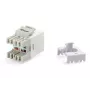 Equip Cat.6 Ungeschirmte Keystone-Buchse LSA, schlank Type, Weiß