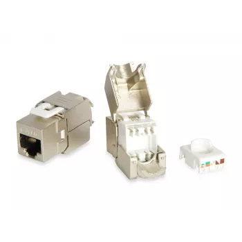 Cat.6 geschirmte Keystone-Buchse werkzeugfrei Equip 767213