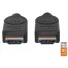 HDMI-Kabel mit Ethernet Manhattan HDMM1MP 1m Stecker auf Stecker Schwarz