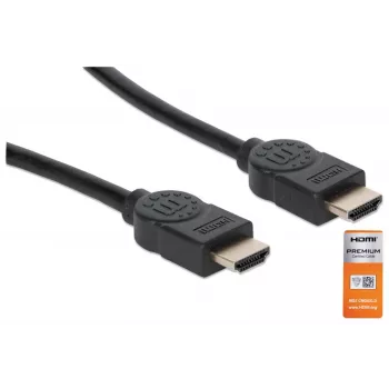 HDMI-Kabel Stecker zu Stecker Manhattan HDMM2MP 1,8 m Schwarz