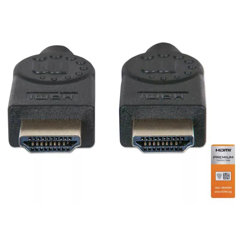 HDMI-Kabel Stecker zu Stecker Manhattan HDMM2MP 1,8 m Schwarz