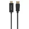 Manhattan DisplayPort 1.1 auf HDMI Kabel, 1080p@60Hz, 1m, Stecker zu Stecker, DP mit Verriegelung, Schwarz, Nicht bidirektional, Drei Jahre Garantie