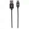 Manhattan USB-C-auf-USB-A-Kabel, 2 m, Stecker auf Stecker, Schwarz, 480 Mbit/s (USB 2.0), Hi-Speed USB, lebenslange Garantie, entspricht USB2AC2M