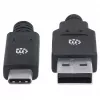 USB-C auf USB-A Kabel Manhattan 354974 2m Stecker auf Stecker