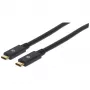 USB-C-Kabel Manhattan USB315CC2M 2 m Stecker auf Stecker Schwarz