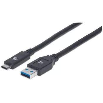 USB-C-auf-USB-A-Kabel Manhattan 354981 3 m Stecker auf Stecker