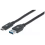 USB-C-auf-USB-A-Kabel Manhattan 354981 3 m Stecker auf Stecker