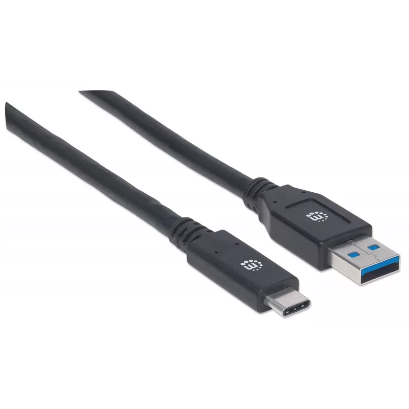 USB-C-auf-USB-A-Kabel Manhattan 354981 3 m Stecker auf Stecker