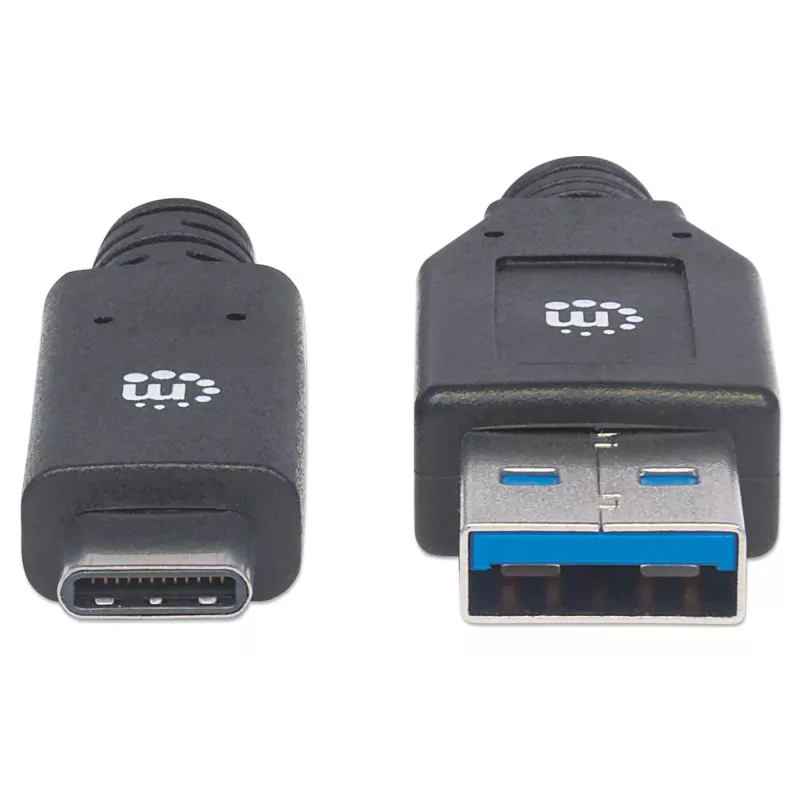 USB-C-auf-USB-A-Kabel Manhattan 354981 3 m Stecker auf Stecker