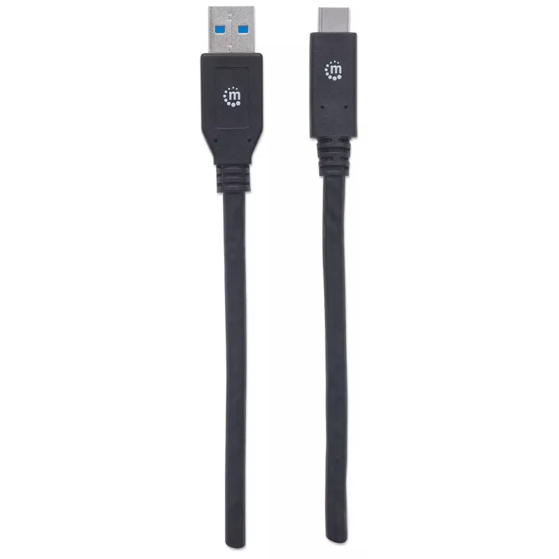 USB-C-auf-USB-A-Kabel Manhattan 354981 3 m Stecker auf Stecker