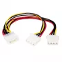 StarTech.com LP4 auf 2x LP4 Power Y-Splitterkabel M/F