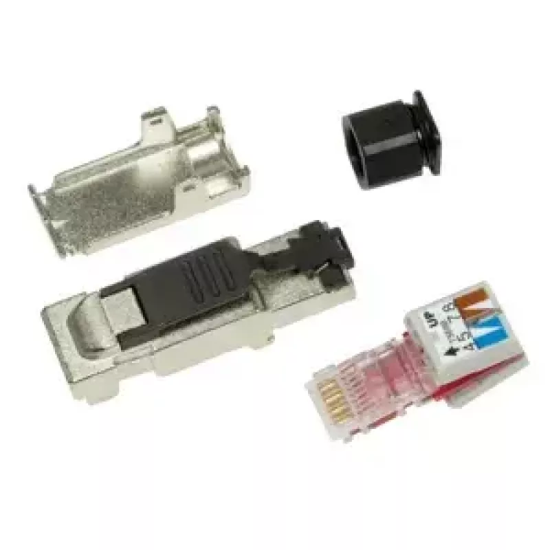 Netzwerkkabel LogiLink MP0040 RJ-45-Stecker 1 m Schwarz Metallic