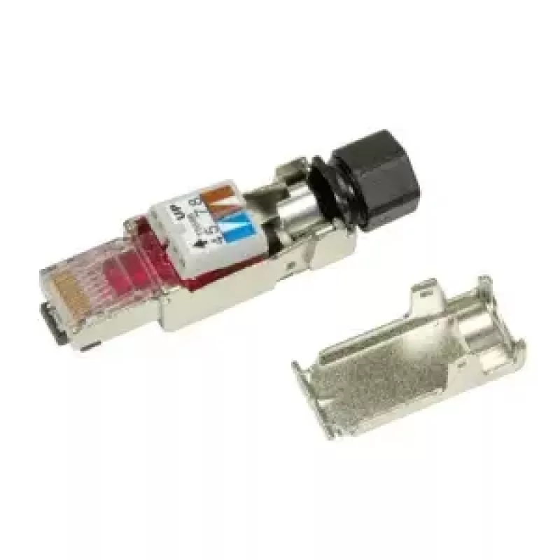Netzwerkkabel LogiLink MP0040 RJ-45-Stecker 1 m Schwarz Metallic