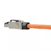 Netzwerkkabel LogiLink MP0040 RJ-45-Stecker 1 m Schwarz Metallic