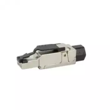 Netzwerkkabel LogiLink MP0040 RJ-45-Stecker 1 m Schwarz Metallic