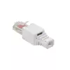 Netzwerkkabel LogiLink MP0025 RJ-45 Stecker Male Weiß