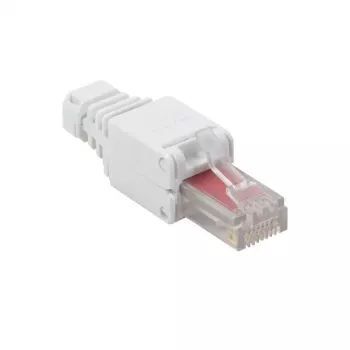 Netzwerkkabel LogiLink MP0025 RJ-45 Stecker Male Weiß