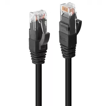 Lindy 45432 Netzwerkkabel Schwarz 1 m Cat6 U/UTP (UTP)