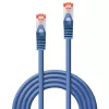 Lindy 47352 Netzwerkkabel Blau 0,3 m Cat6 S/FTP (S-STP)