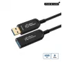 Microconnect MC-USB3.0AAF25AOP USB-Kabel USB 3.2 Gen 2 (3.1 Gen 2) 25 m USB A Schwarz