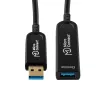 Microconnect MC-USB3.0AAF25AOP USB-Kabel USB 3.2 Gen 2 (3.1 Gen 2) 25 m USB A Schwarz