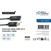 Microconnect MC-USB3.0AAF25AOP USB-Kabel USB 3.2 Gen 2 (3.1 Gen 2) 25 m USB A Schwarz