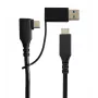 Microconnect USB3.1CC1MDE USB-Kabel USB 3.2 Gen 1 (3.1 Gen 1) 1 m USB C Schwarz
