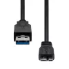 ProXtend USB-A 3.2 Gen 1 auf Micro-B Kabel Schwarz 1m 5 Gbit/s