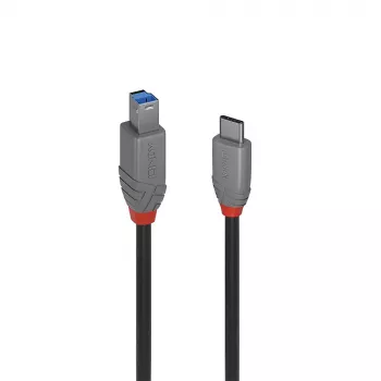 Lindy 1m USB 3.2 Typ-C-auf-B-Kabel, Anthra Line