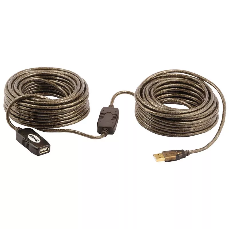 Lindy 20m USB 2.0 aktive Verlängerung, 20 m, 0,48 Gbit/s