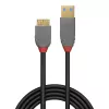 Lindy 1m USB 3.2 Typ A auf Micro-B Kabel, 5Gbit/s, Anthra Line