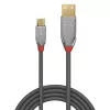 Lindy 2m USB 2.0 Typ A auf Micro-B Kabel, Cromo Line