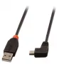 Lindy 1m USB 2.0-Kabel - Typ A auf Mini-B, 90-Grad-Winkel