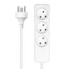 Microconnect MC-GRU0350DK Stromverlängerung 5 m 3 AC-Steckdose(n) Indoor Weiß
