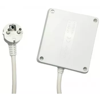 Microconnect MC-PSSQUARE040150FRW Stromverlängerung 1,5 m 4 AC-Steckdosen Innenbereich Weiß